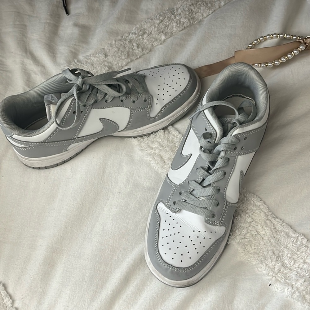Grey nuke dunks